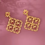 Gota Patti Nakashi Jaali Earrings - Image 2