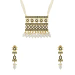 Gota Patti Shahi Darbar Necklace Set - Image 3