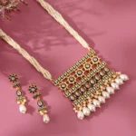 Gota Patti Shahi Darbar Necklace Set - Image 2