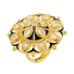 Gota Patti Mandala Pushp Ring - Image 3