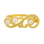 Vines Jasmine Curl Sterling Silver Ring - Image 3