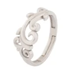 Vines Tangle & Bloom Sterling Silver Ring - Image 2