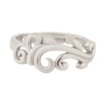 Vines Tangle & Bloom Sterling Silver Ring - Image 3