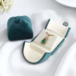 Blue Velvet Jewelry Boxes, Bangle Box, Ring Box, Pendant Box, Necklace Boxes, Pearl Necklace Box, Jewelry Organizer, Gift Box - Image 4