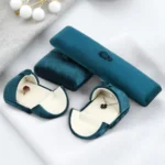 Blue Velvet Jewelry Boxes, Bangle Box, Ring Box, Pendant Box, Necklace Boxes, Pearl Necklace Box, Jewelry Organizer, Gift Box - Image 2