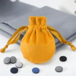 Small Silky Velvet Pouch Drawstring Gift Bags Luxury Thick Velvet Pouches Custom Logo Jewelry Pouch Favor bags Jewelry Packaging - Image 3