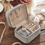 Custom Name Velvet Jewelry Box • Watch Box for Women • Personalized Jewelry Box • Bridesmaid gift • Personalised Gift • Birthday Gift - Image 3