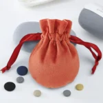 Small Silky Velvet Pouch Drawstring Gift Bags Luxury Thick Velvet Pouches Custom Logo Jewelry Pouch Favor bags Jewelry Packaging - Image 2