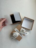 Jewellery Gift Boxes, High Quality Jewelry Gift Box With Ribbon For Earrings Bracelet, Luxury Padded Cardboard Velvet Necklace Box - Image 2