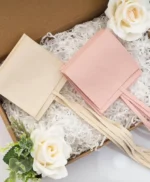 Custom Logo Microfiber Jewelry Packaging Pouch, Gift Bag (8x8cm) - Image 2