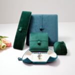 Blue Velvet Jewelry Boxes, Bangle Box, Ring Box, Pendant Box, Necklace Boxes, Pearl Necklace Box, Jewelry Organizer, Gift Box