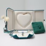 Blue Velvet Jewelry Boxes, Bangle Box, Ring Box, Pendant Box, Necklace Boxes, Pearl Necklace Box, Jewelry Organizer, Gift Box - Image 2